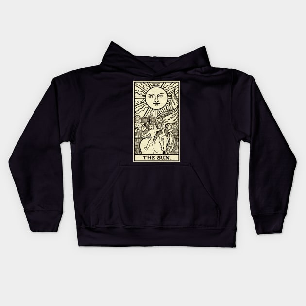 Tarot card The Sun Kids Hoodie by valentinahramov